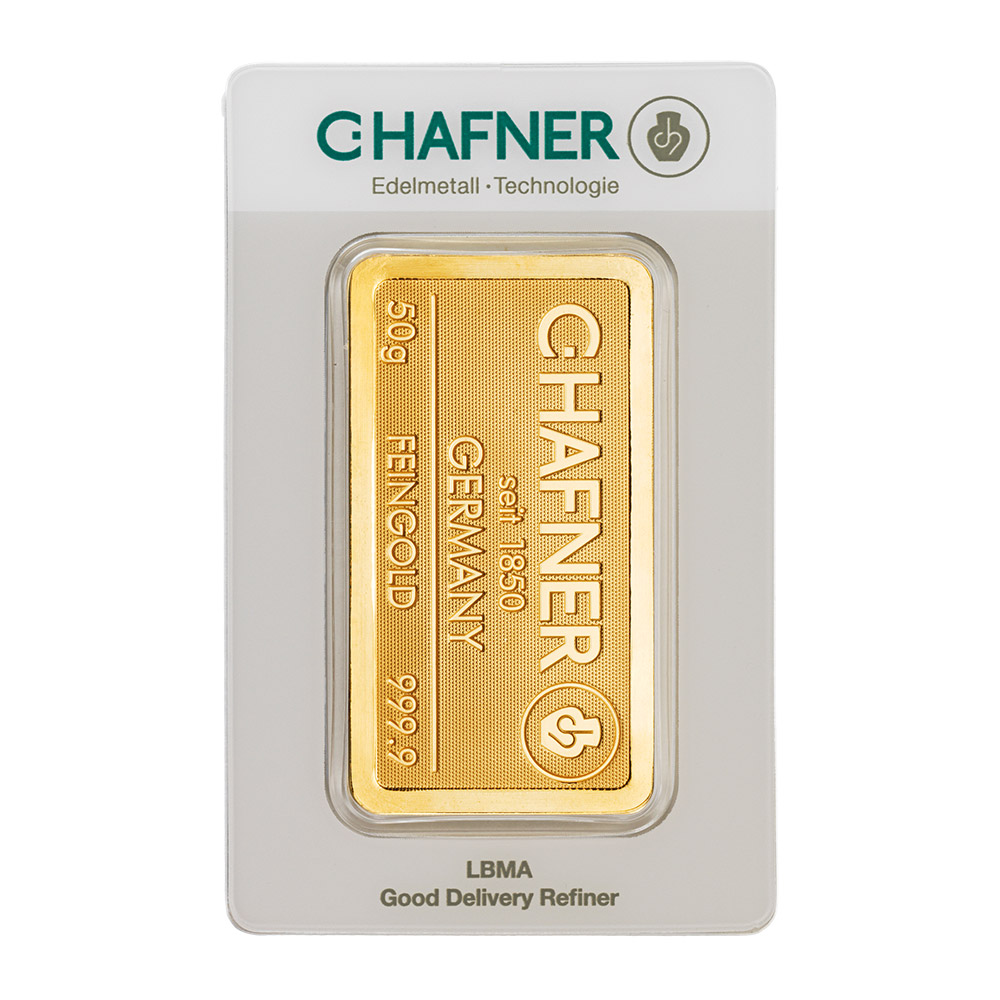 Gold Bar C.Hafner 50 g
