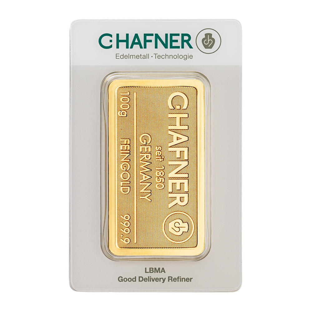 Gold Bar C.Hafner 100 g