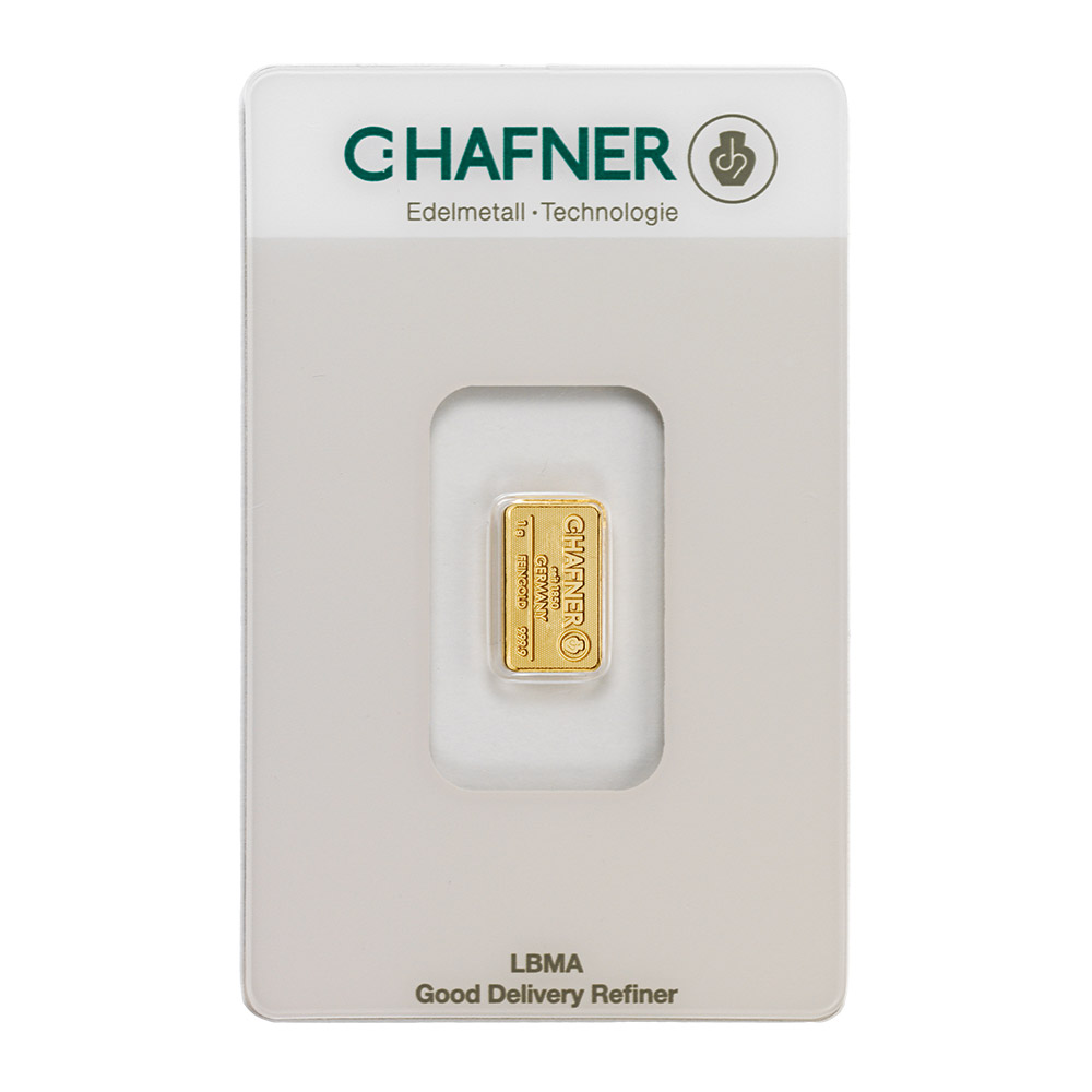 Gold Bar C.Hafner 1 g
