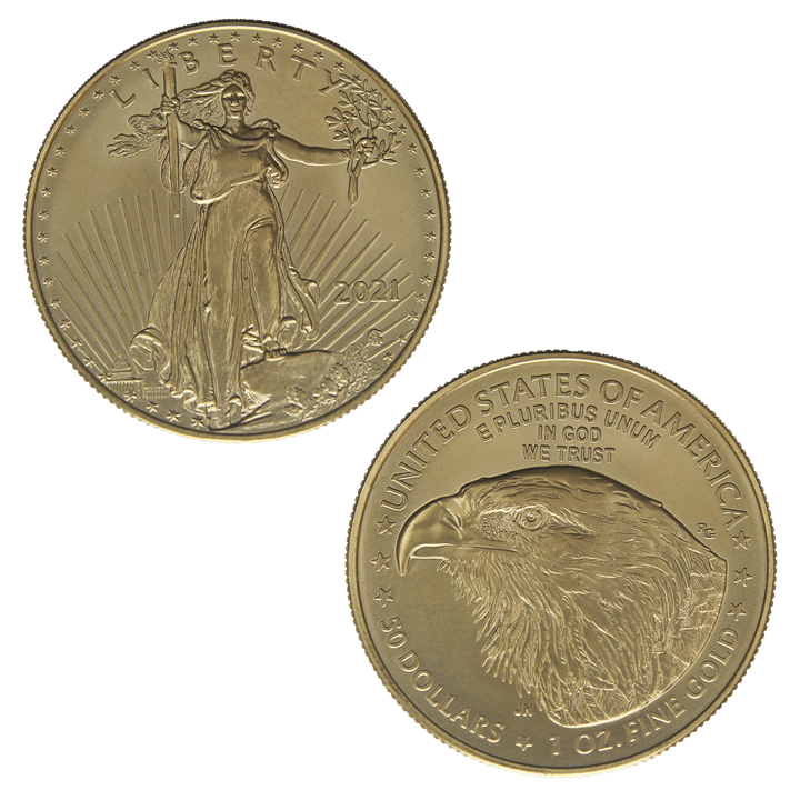 Gold Coin Amercian Eagle 1 Oz