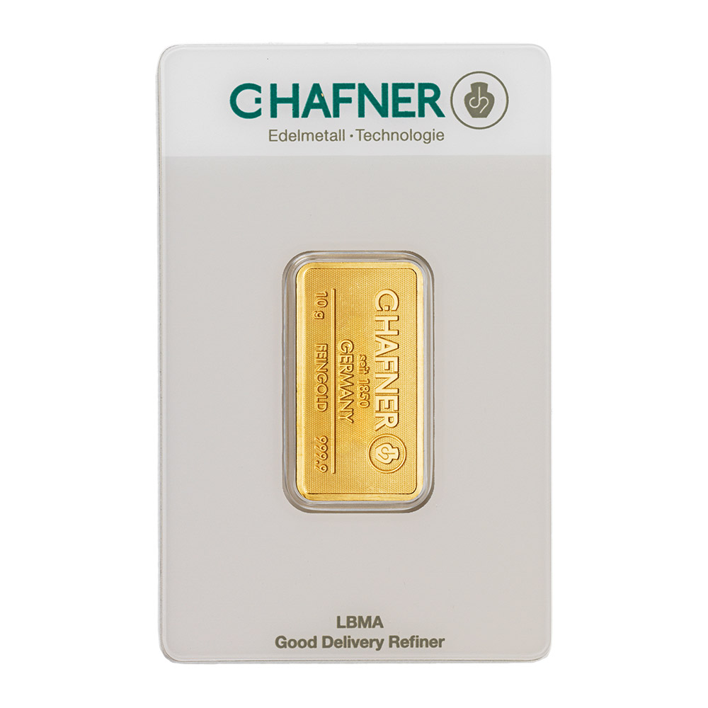 Gold Bar C.Hafner 10 g