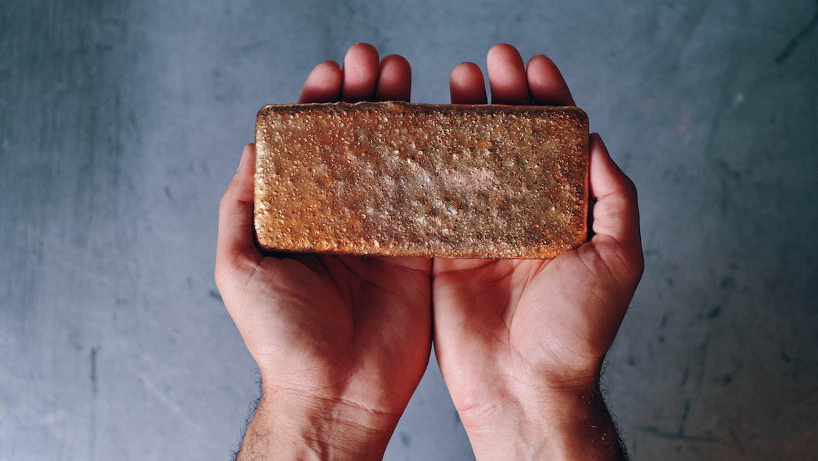 recycled and sustainable goldbar